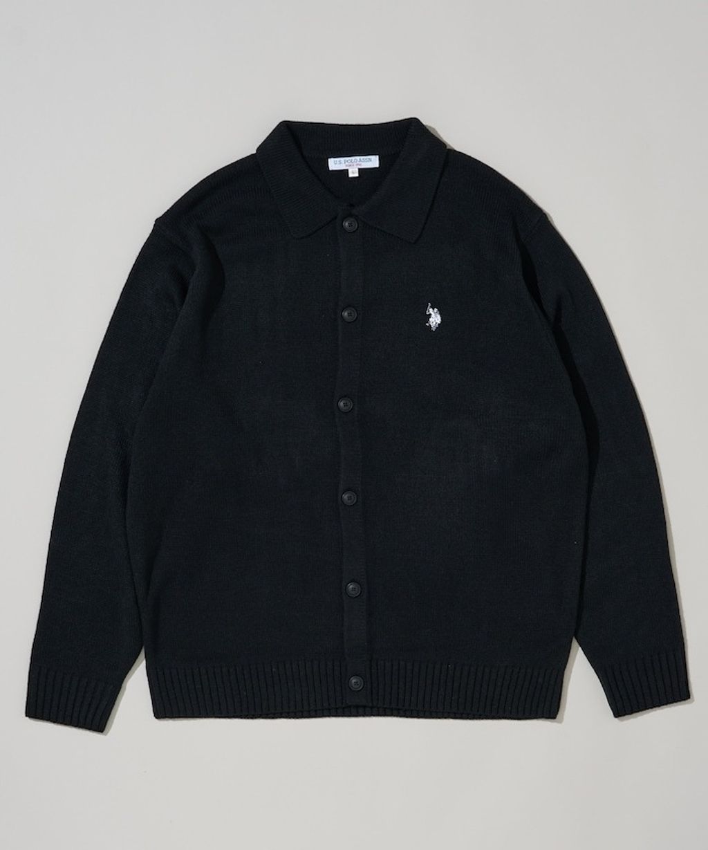 U.S. POLO ASSN. polo領刺繡logo針織開襟衫_46