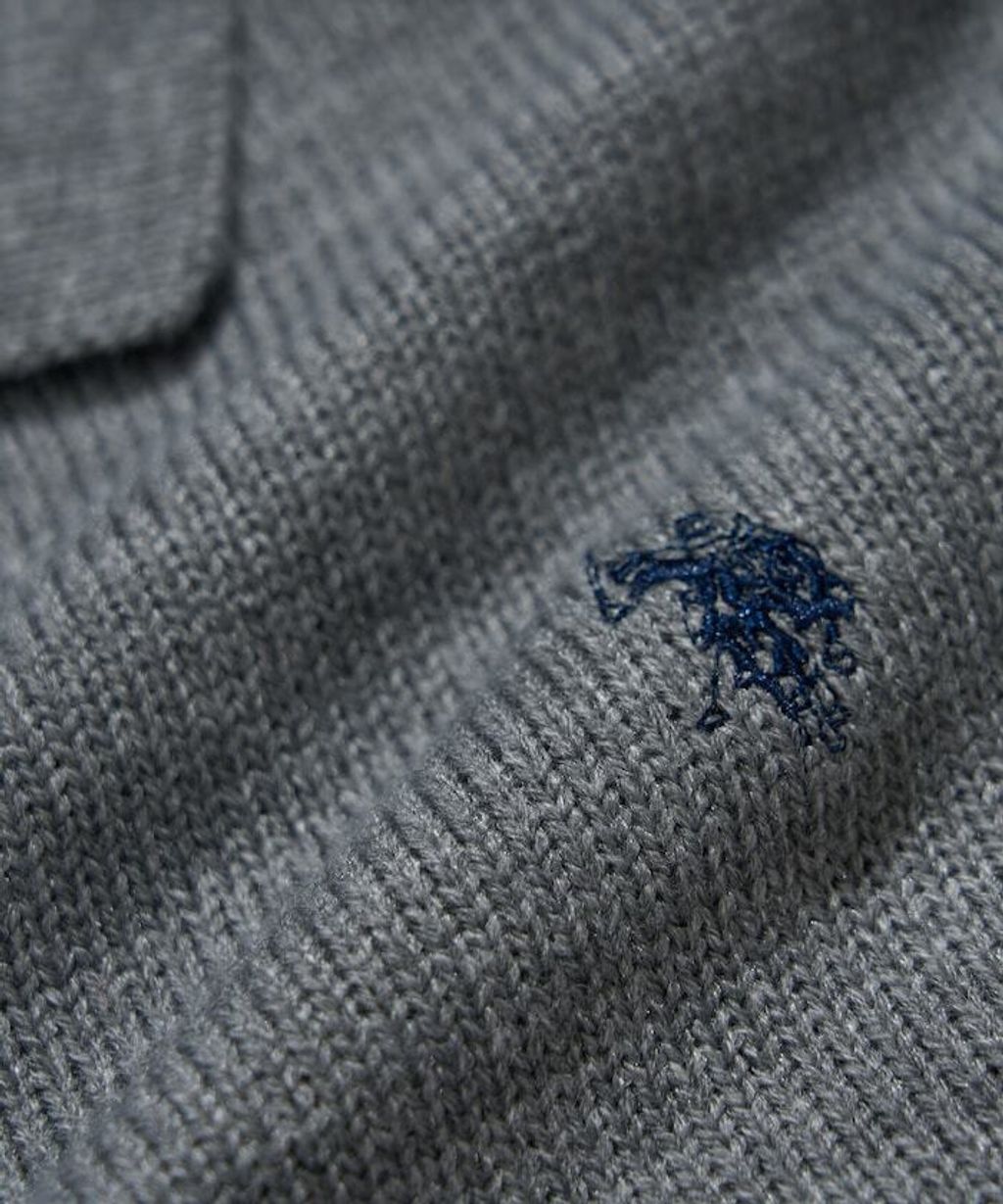 U.S. POLO ASSN. polo領刺繡logo針織開襟衫_35