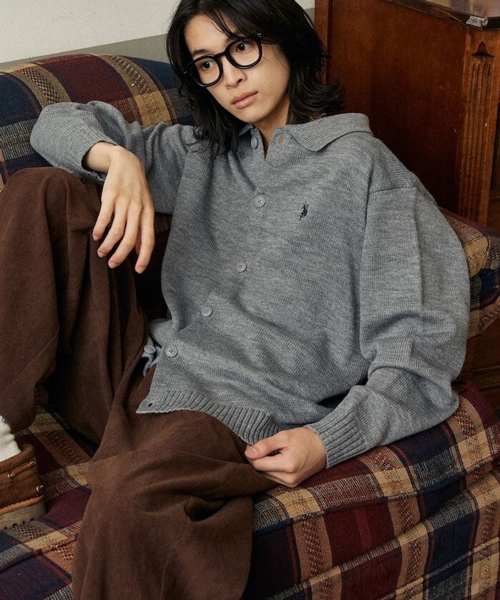 U.S. POLO ASSN. polo領刺繡logo針織開襟衫_29