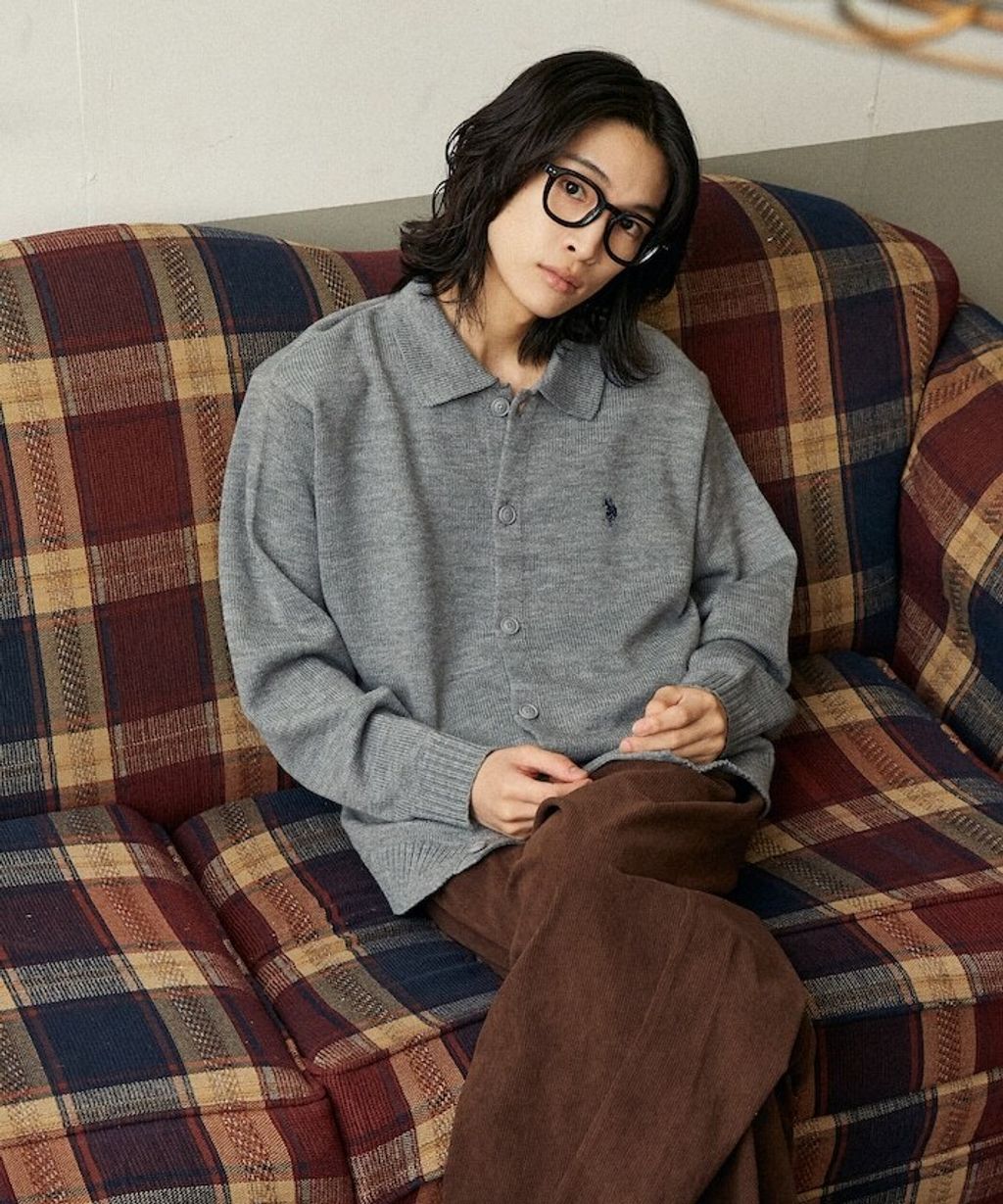 U.S. POLO ASSN. polo領刺繡logo針織開襟衫_27