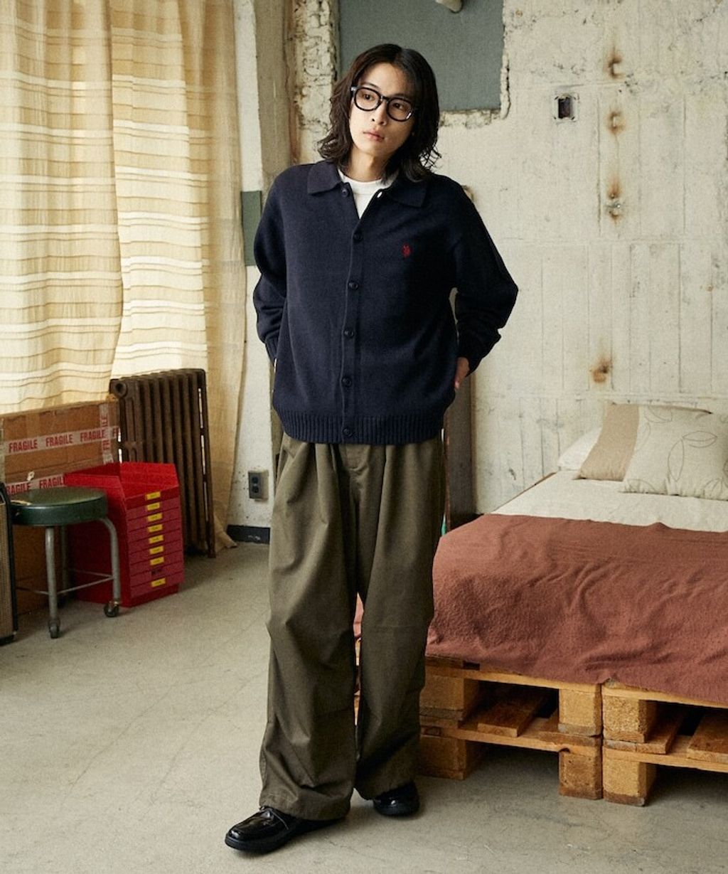 U.S. POLO ASSN. polo領刺繡logo針織開襟衫_11