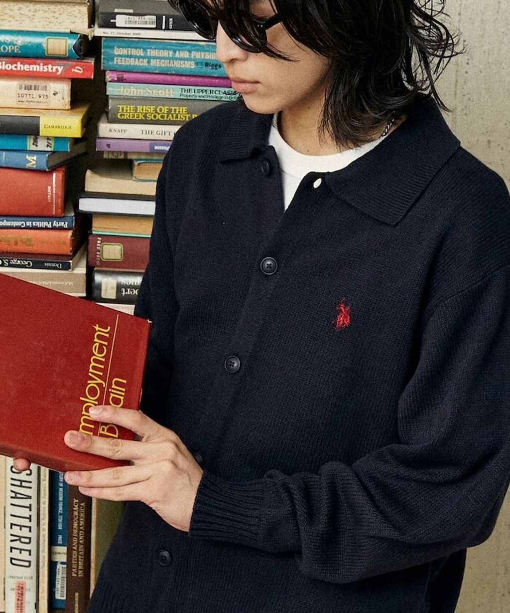 U.S. POLO ASSN. polo領刺繡logo針織開襟衫_12