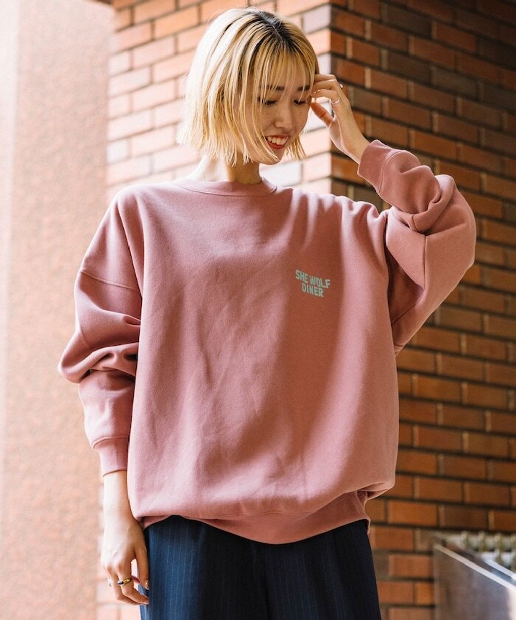SHE WOLF DINER×FREAKS STORE 聯名背印大學T(CAR)_9