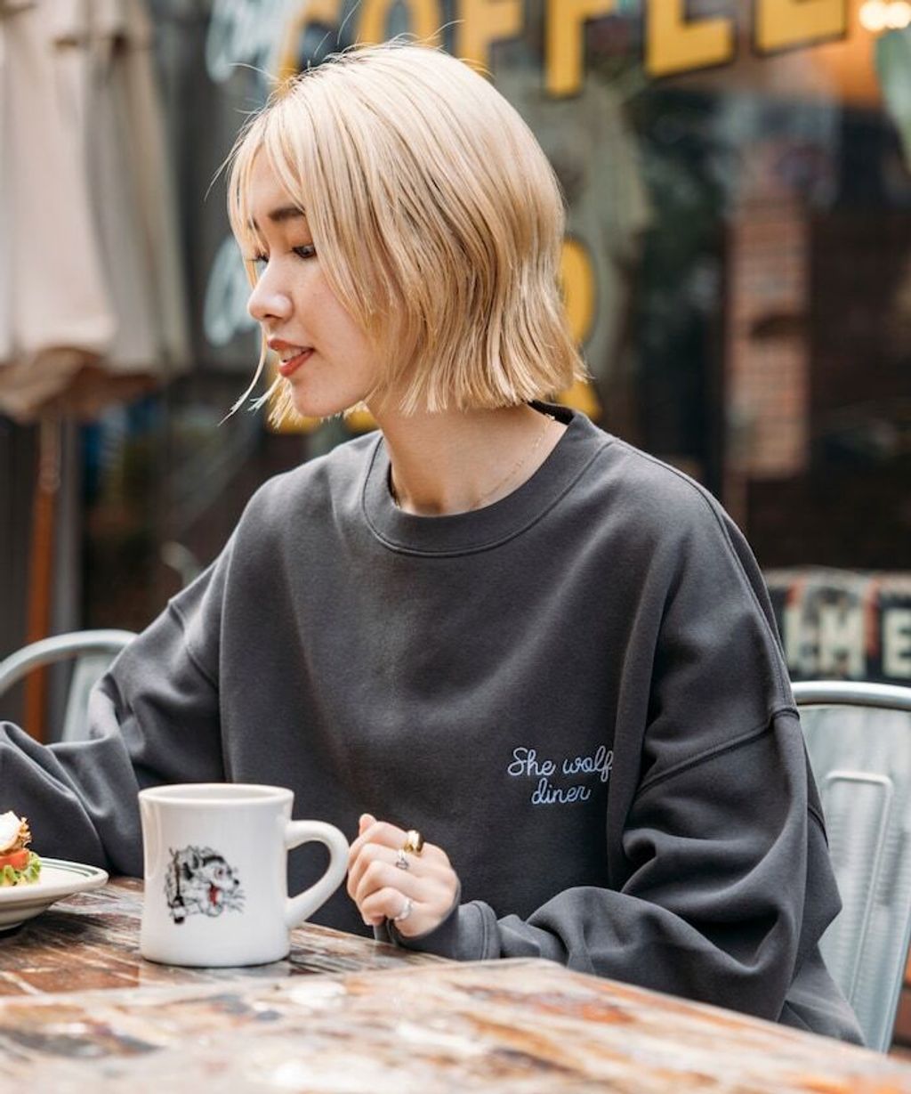 SHE WOLF DINER×FREAKS STORE 聯名背印大學T(WOLF)_19