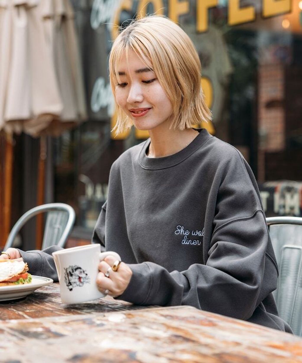 SHE WOLF DINER×FREAKS STORE 聯名背印大學T(WOLF)_18
