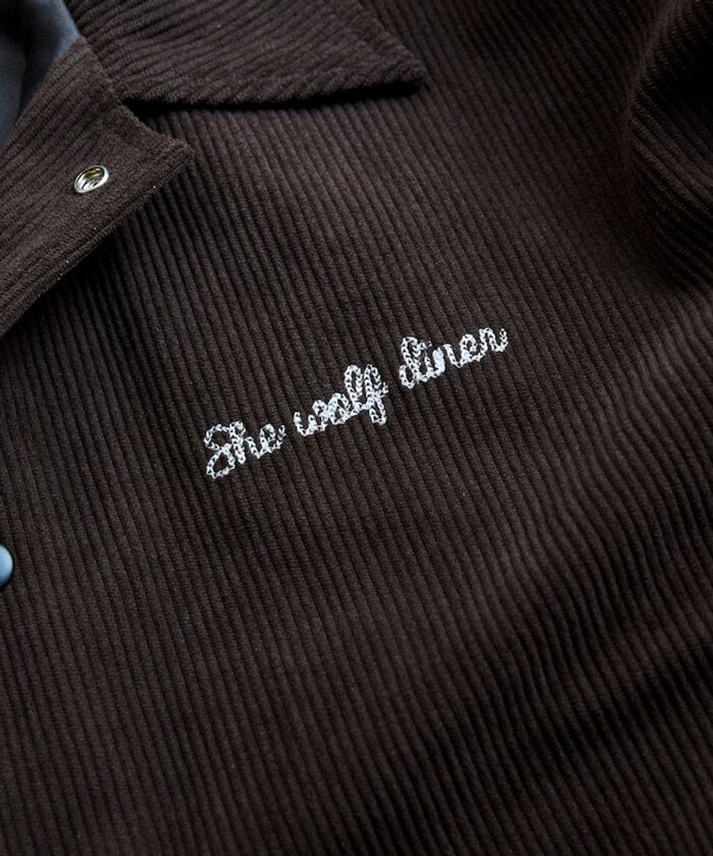 SHE WOLF DINER×FREAKS STORE 聯名燈芯絨教練外套(WOLF)_18