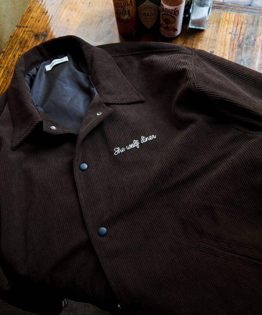 SHE WOLF DINER×FREAKS STORE 聯名燈芯絨教練外套(WOLF)_17