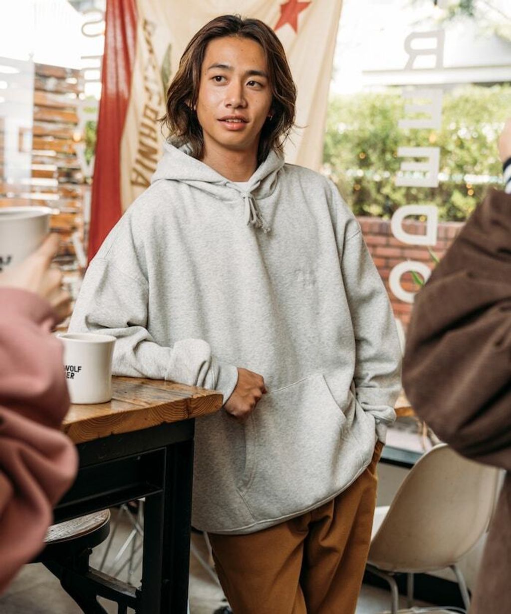 SHE WOLF DINER×FREAKS STORE 聯名背印帽T(WOLF)_8