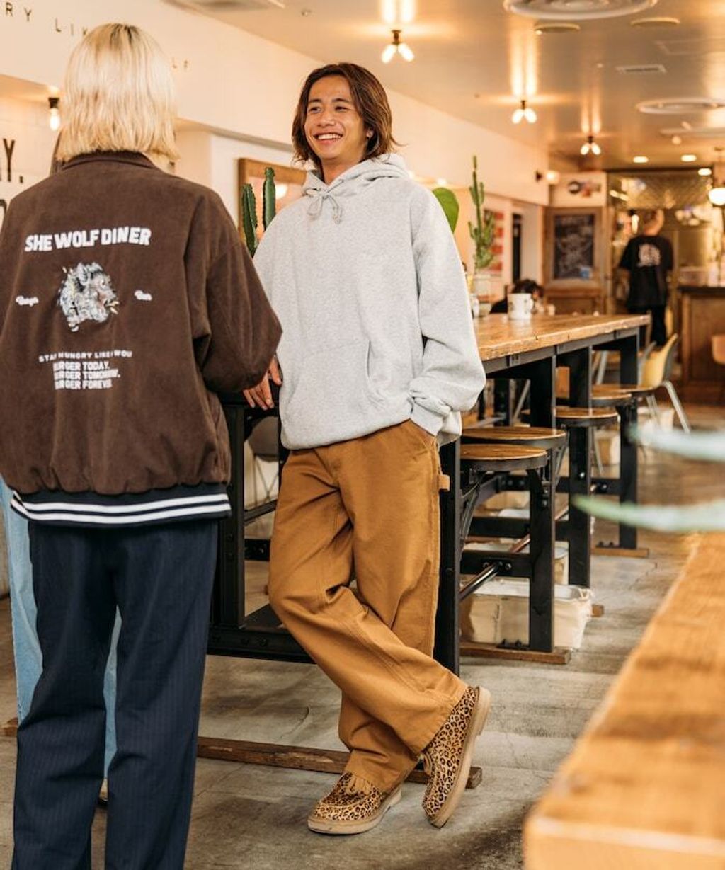 SHE WOLF DINER×FREAKS STORE 聯名背印帽T(WOLF)_12