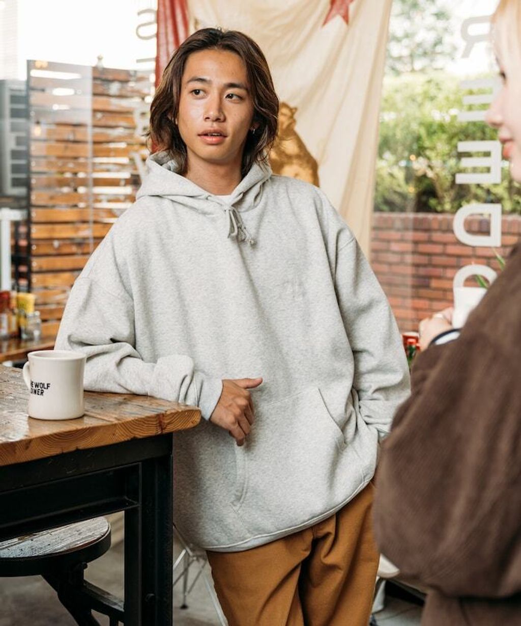 SHE WOLF DINER×FREAKS STORE 聯名背印帽T(WOLF)_9