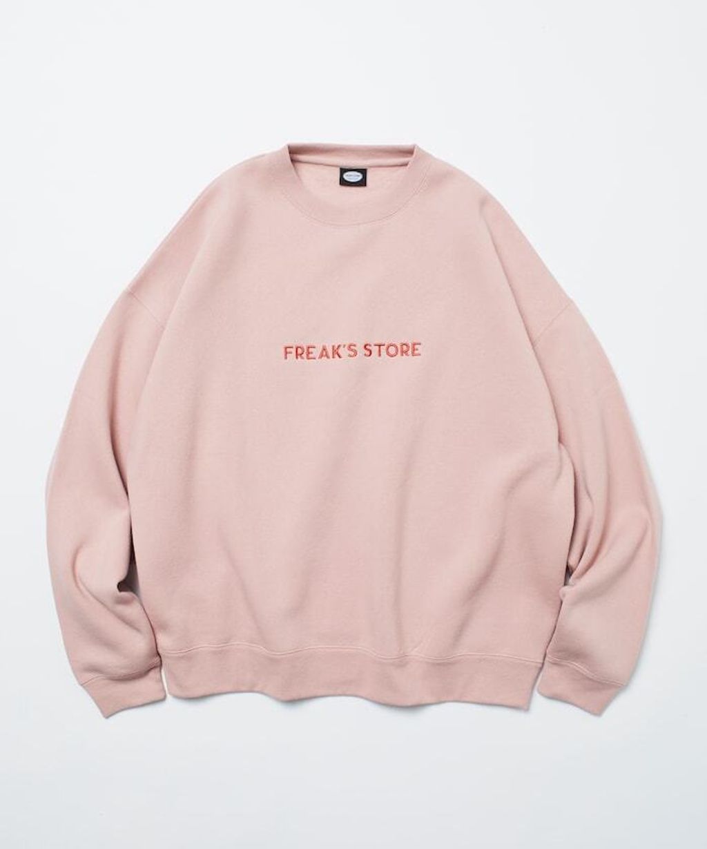 FREAKS STORE 寬鬆版型刺繡logo大學T_24