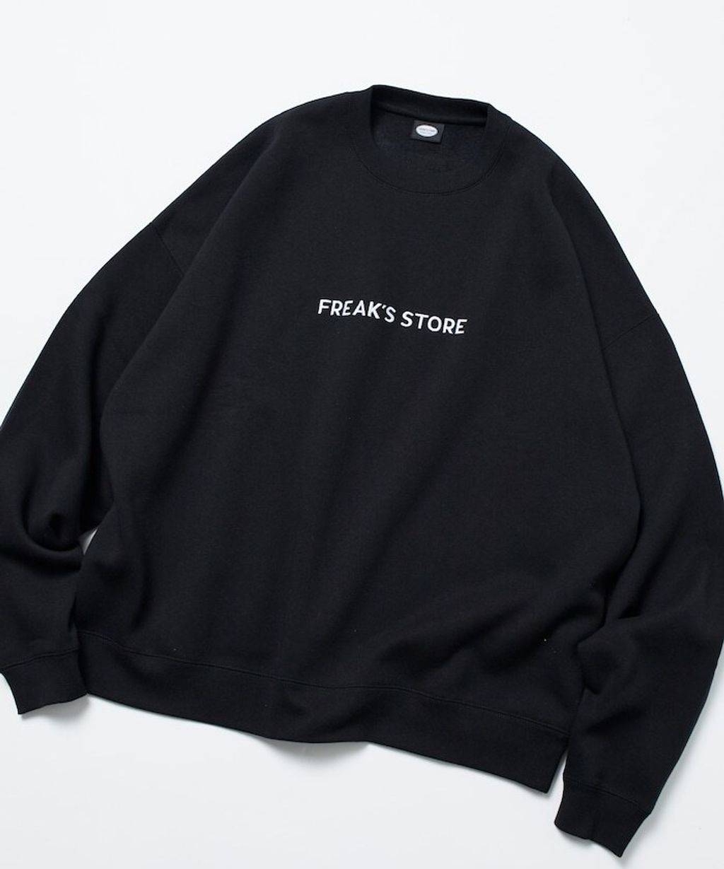 FREAKS STORE 寬鬆版型刺繡logo大學T_21
