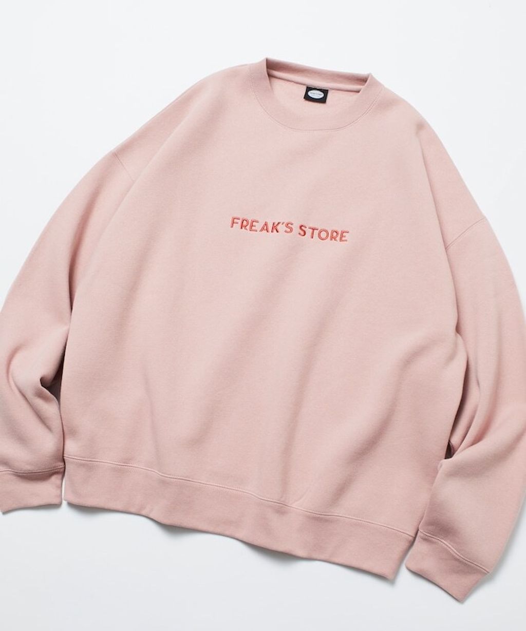 FREAKS STORE 寬鬆版型刺繡logo大學T_25