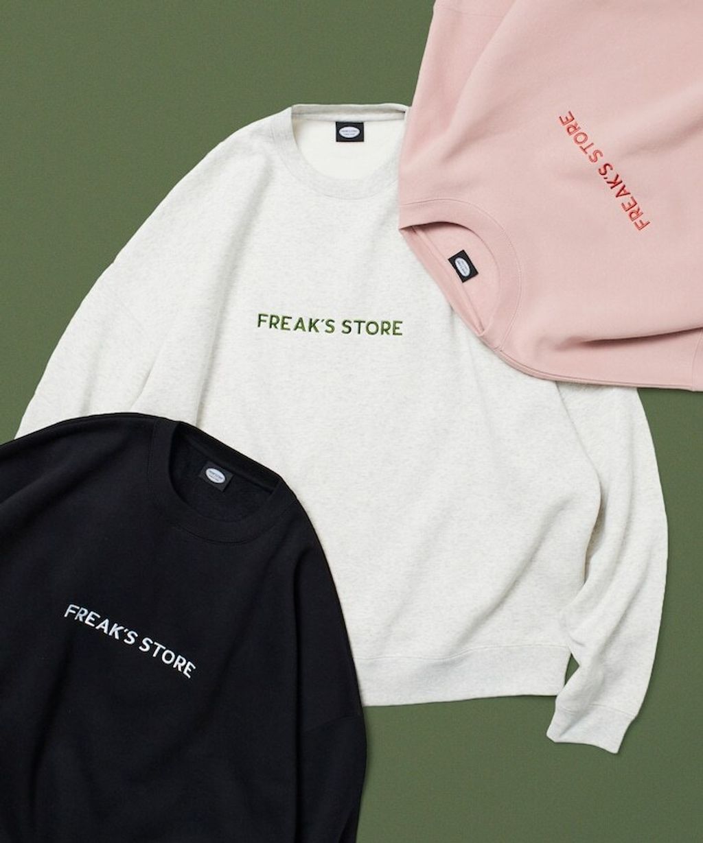 FREAKS STORE 寬鬆版型刺繡logo大學T_4
