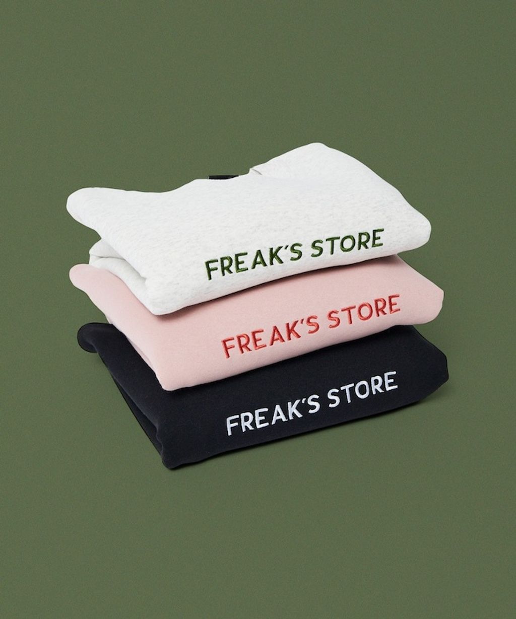 FREAKS STORE 寬鬆版型刺繡logo大學T_9