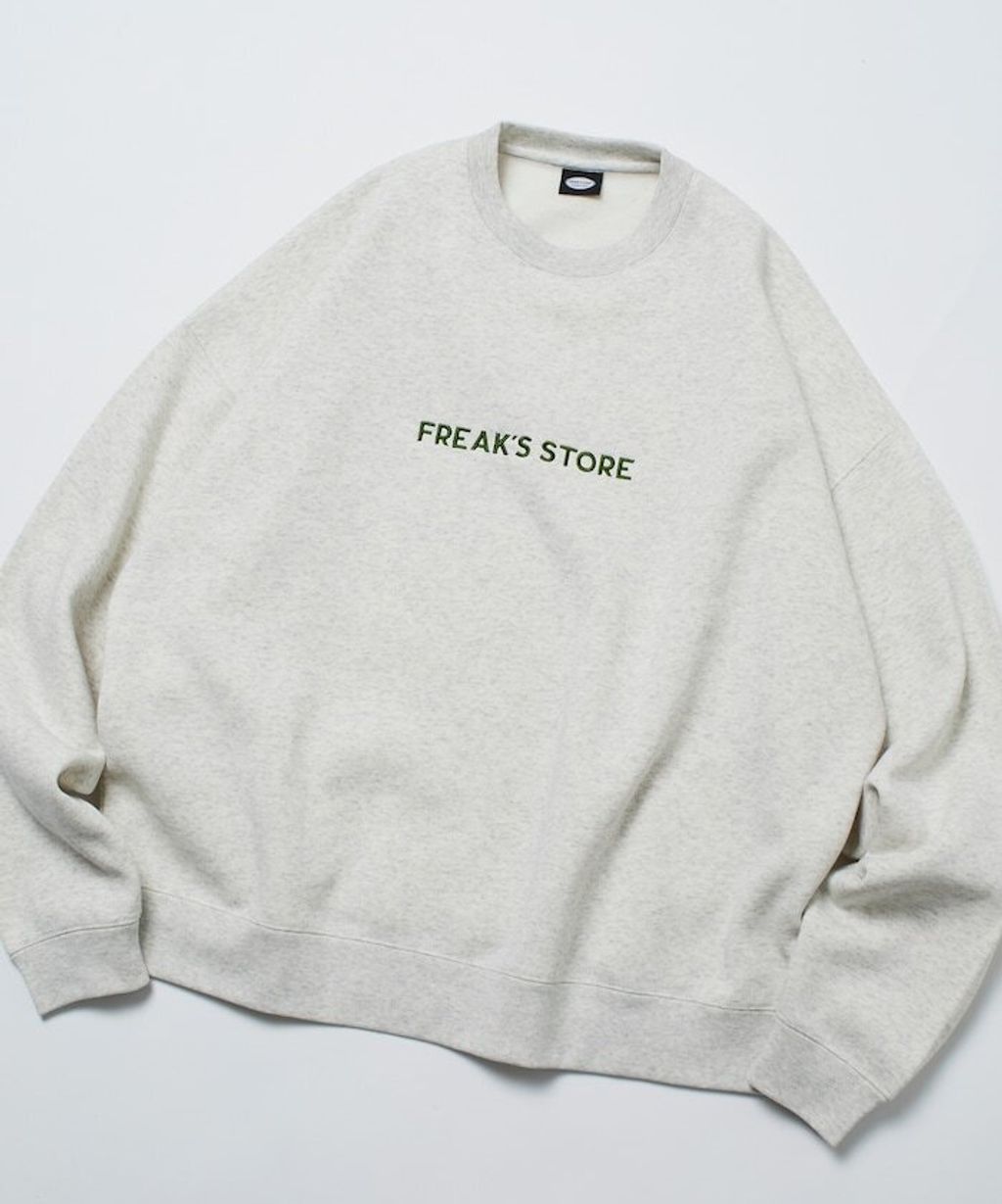 FREAKS STORE 寬鬆版型刺繡logo大學T_12
