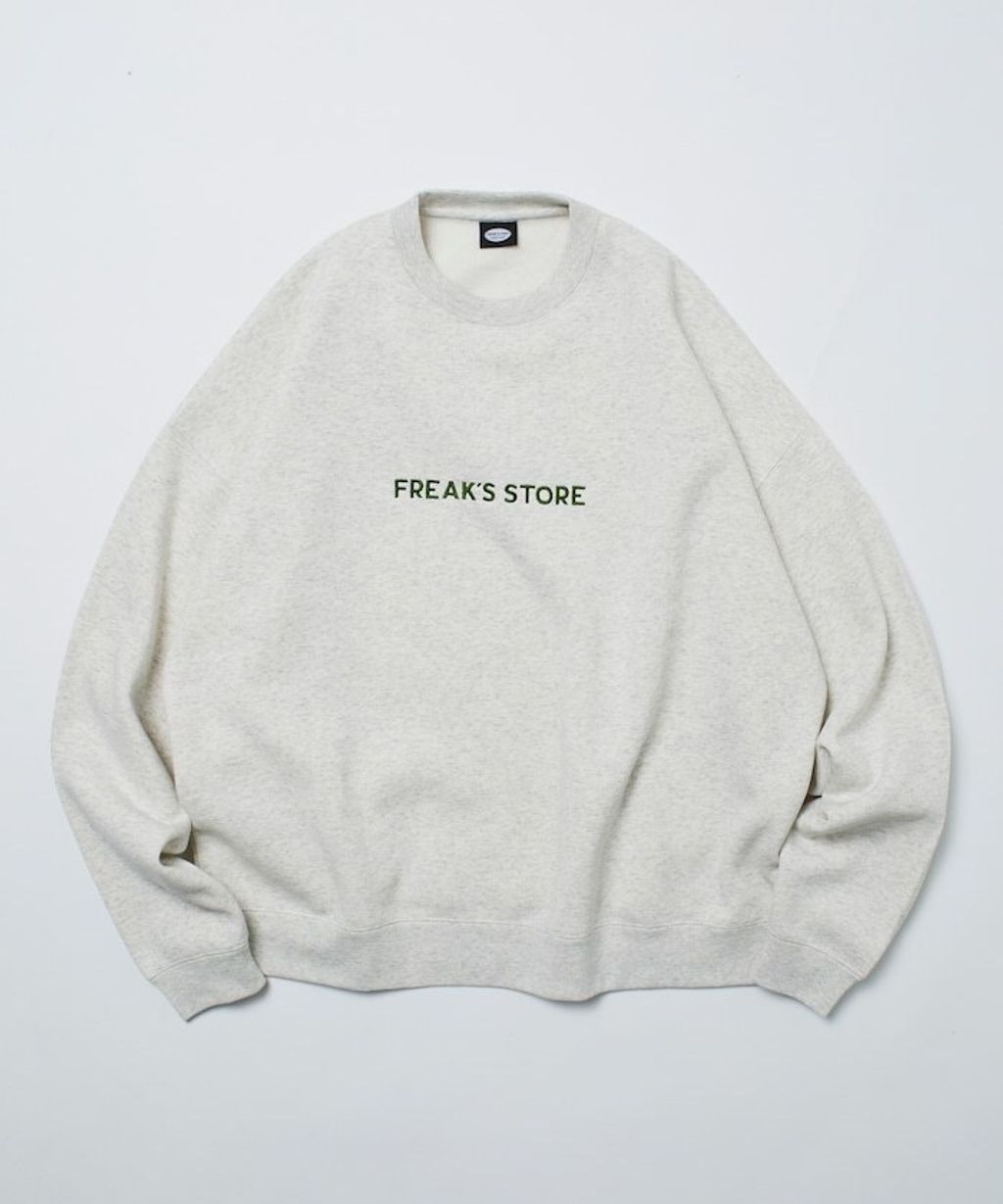 FREAKS STORE 寬鬆版型刺繡logo大學T_11