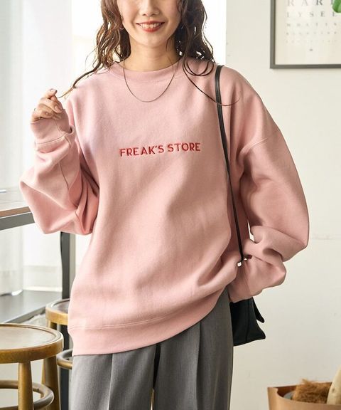 FREAKS STORE 寬鬆版型刺繡logo大學T_3