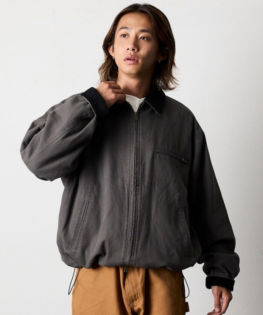 FREAKS STORE 寬版燈芯絨領拼接鴨絨工裝外套_39