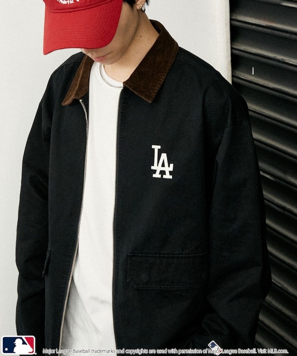 FREAKS STORE x MLB 燈芯絨領刺繡logo工裝外套_41