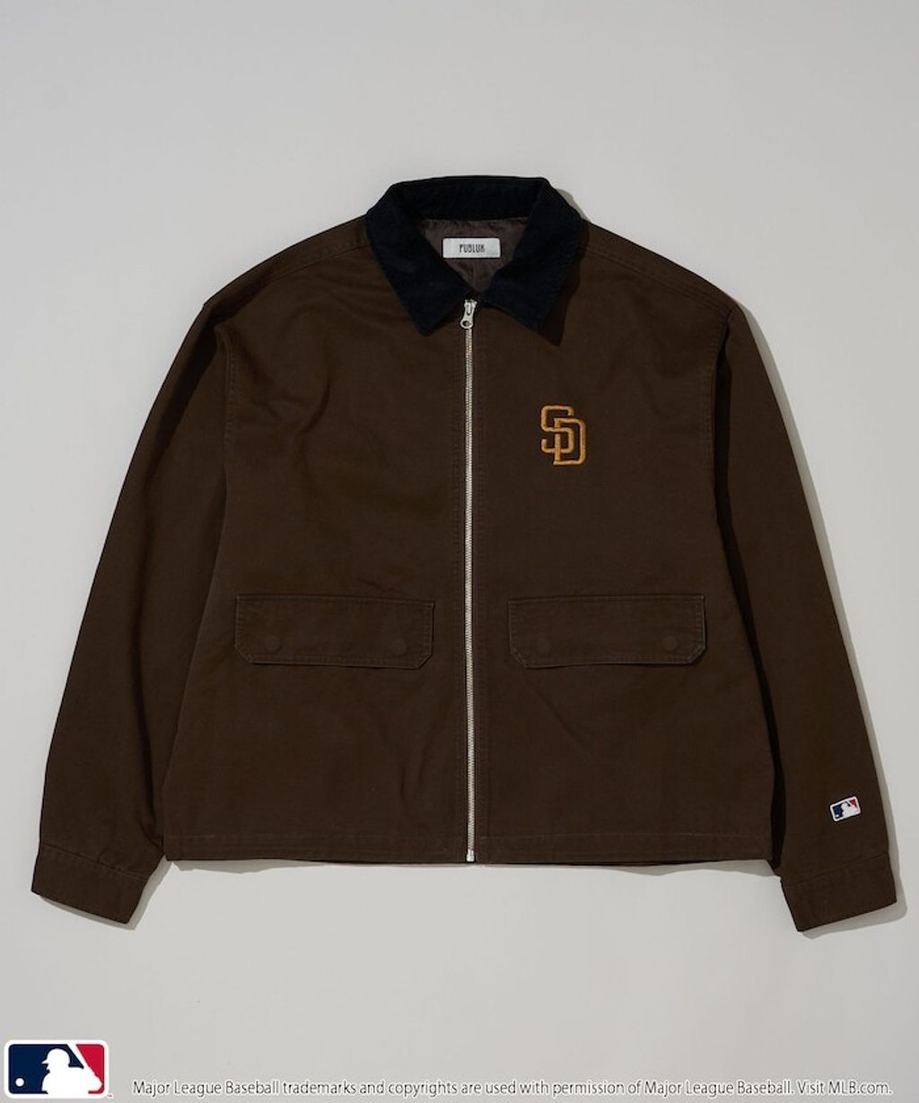 FREAKS STORE x MLB 燈芯絨領刺繡logo工裝外套_27