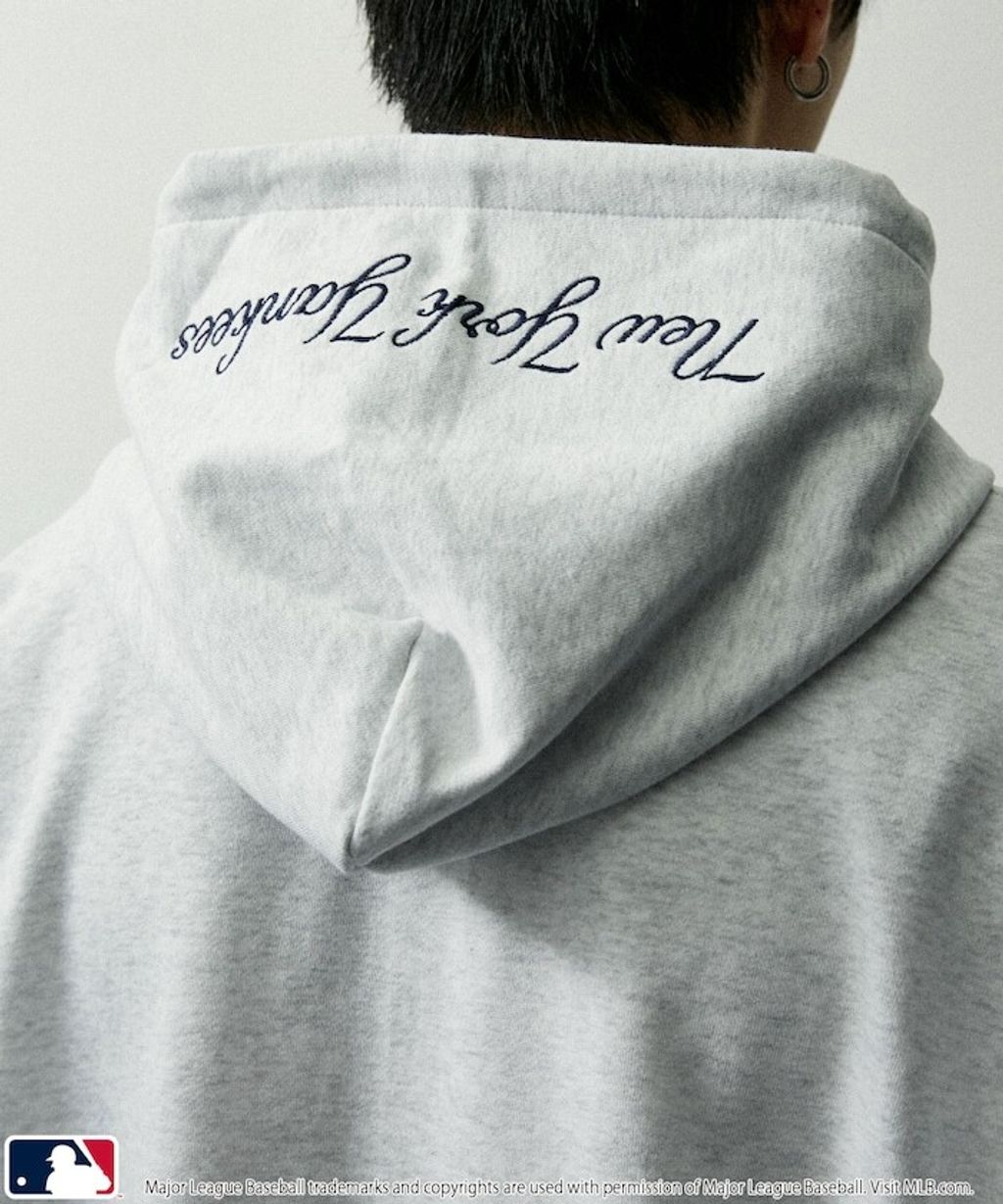 FREAKS STORE x MLB 雙拉鍊刺繡logo連帽外套_45