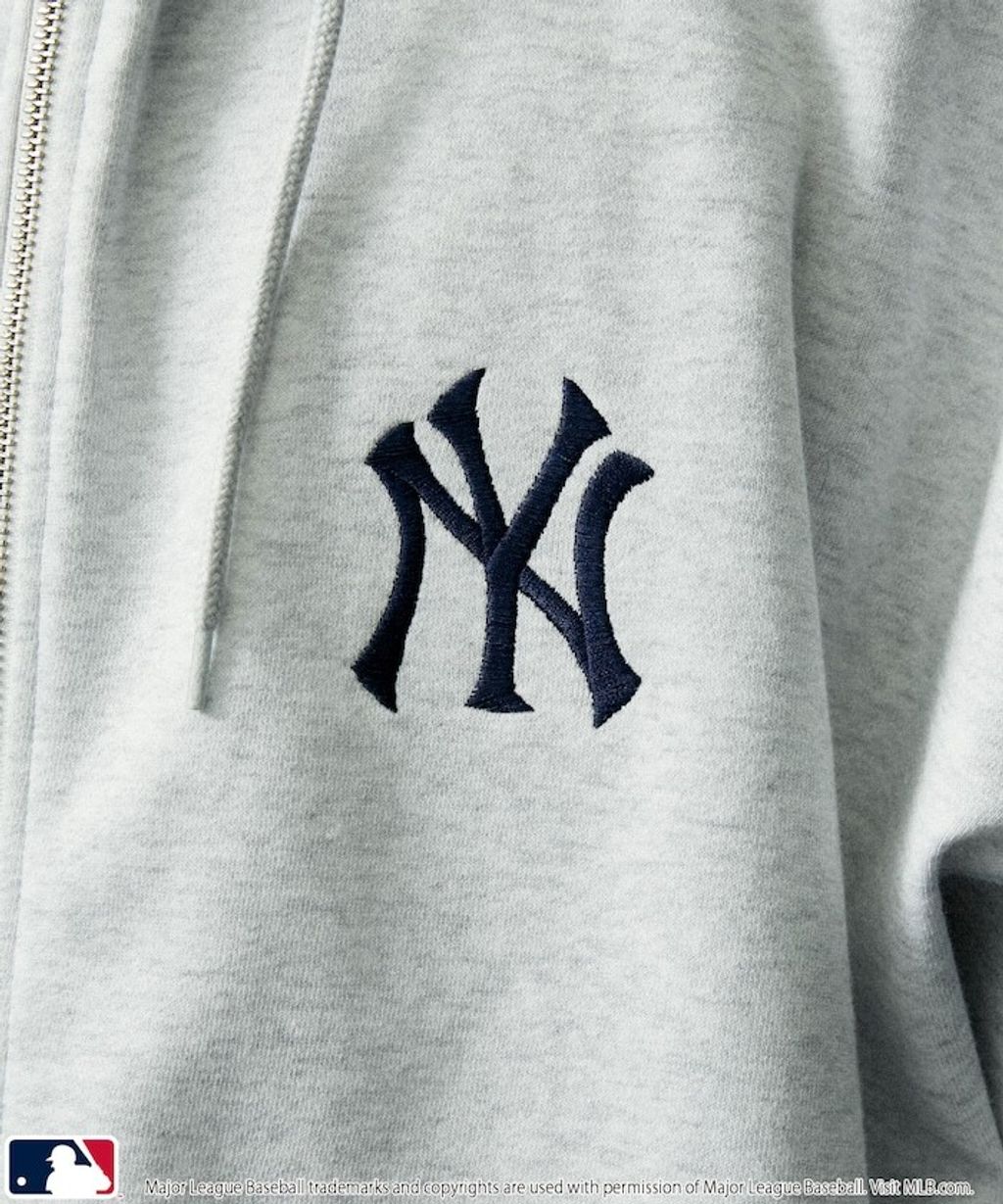 FREAKS STORE x MLB 雙拉鍊刺繡logo連帽外套_30
