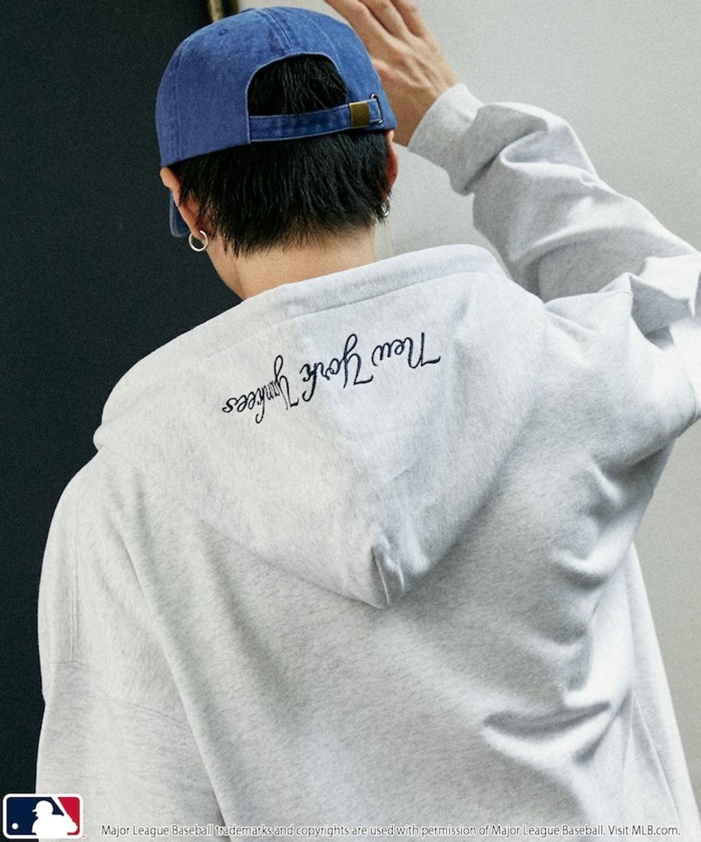 FREAKS STORE x MLB 雙拉鍊刺繡logo連帽外套_20