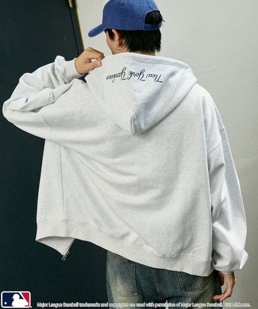 FREAKS STORE x MLB 雙拉鍊刺繡logo連帽外套_24
