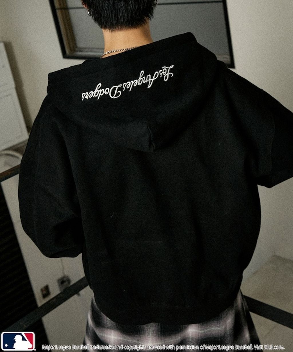 FREAKS STORE x MLB 雙拉鍊刺繡logo連帽外套_11