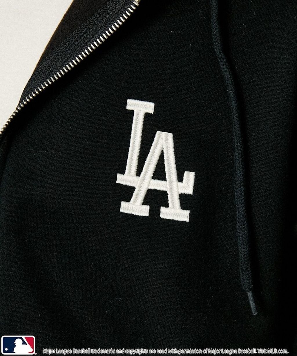 FREAKS STORE x MLB 雙拉鍊刺繡logo連帽外套_7