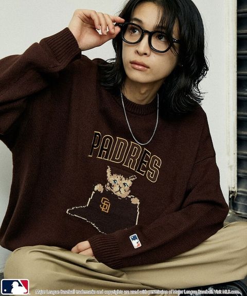 FREAKS STORE x MLB 貓咪針織薄毛衣_11