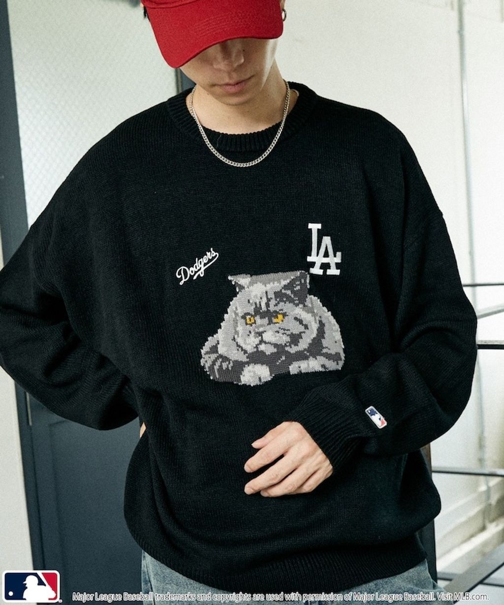 FREAKS STORE x MLB 貓咪針織薄毛衣_2