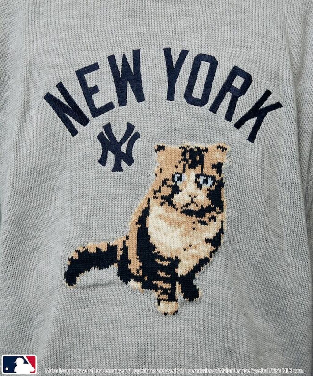FREAKS STORE x MLB 貓咪針織薄毛衣_31