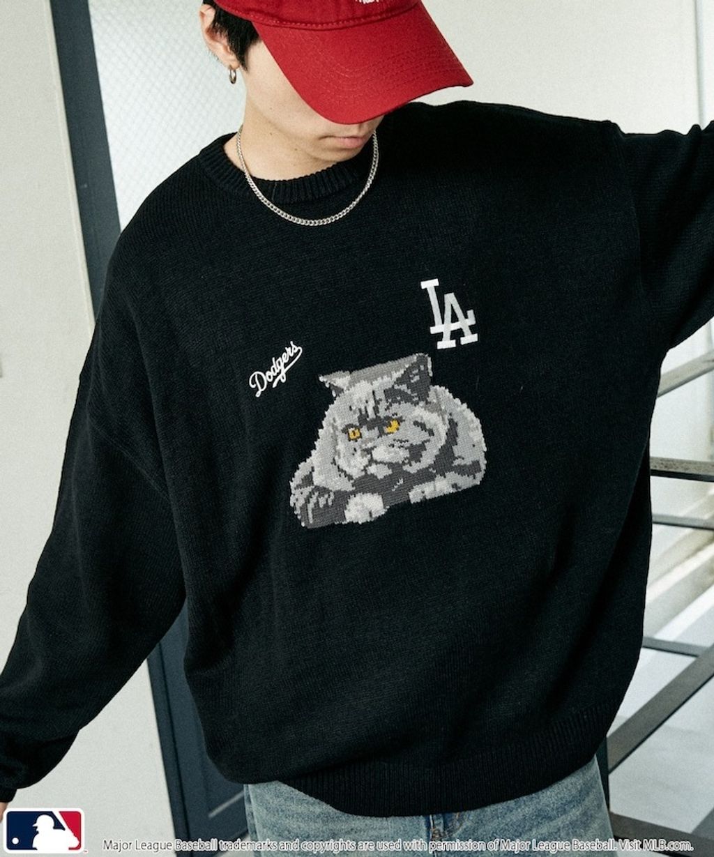 FREAKS STORE x MLB 貓咪針織薄毛衣_20