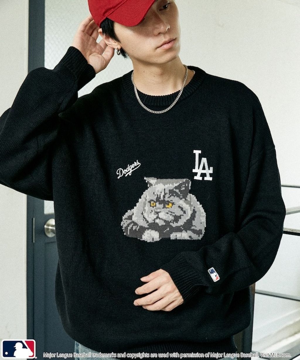 FREAKS STORE x MLB 貓咪針織薄毛衣_15