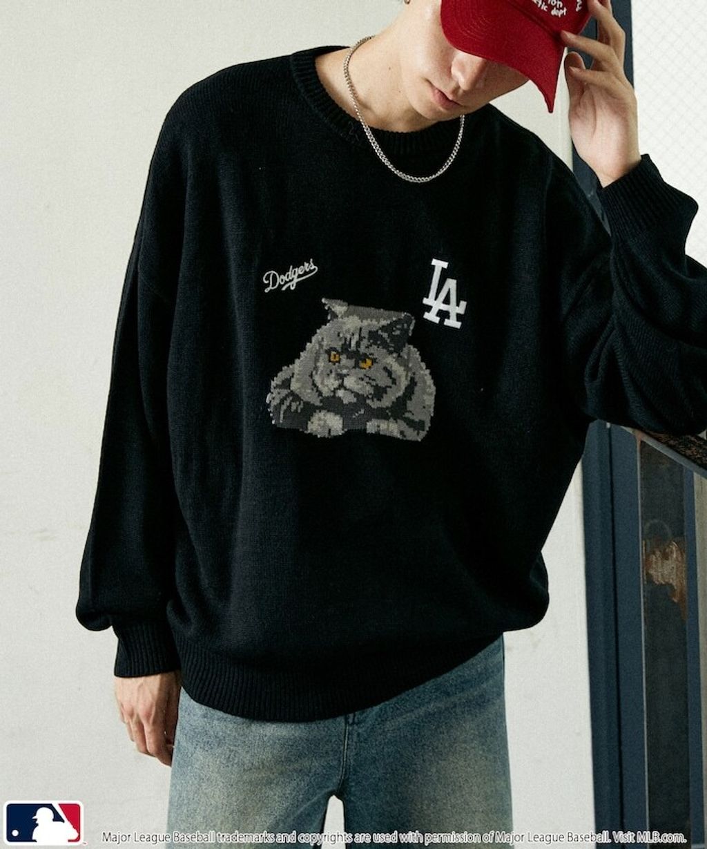 FREAKS STORE x MLB 貓咪針織薄毛衣_21