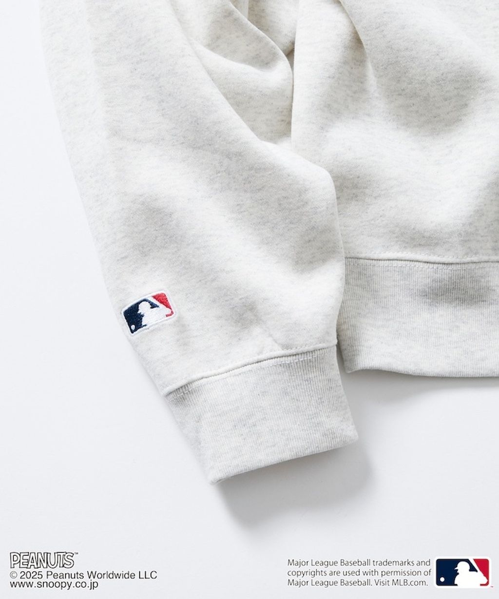 PEANUT × FREAKS STORE x MLB 三方聯名內裡刷毛大學T(道奇隊)_28