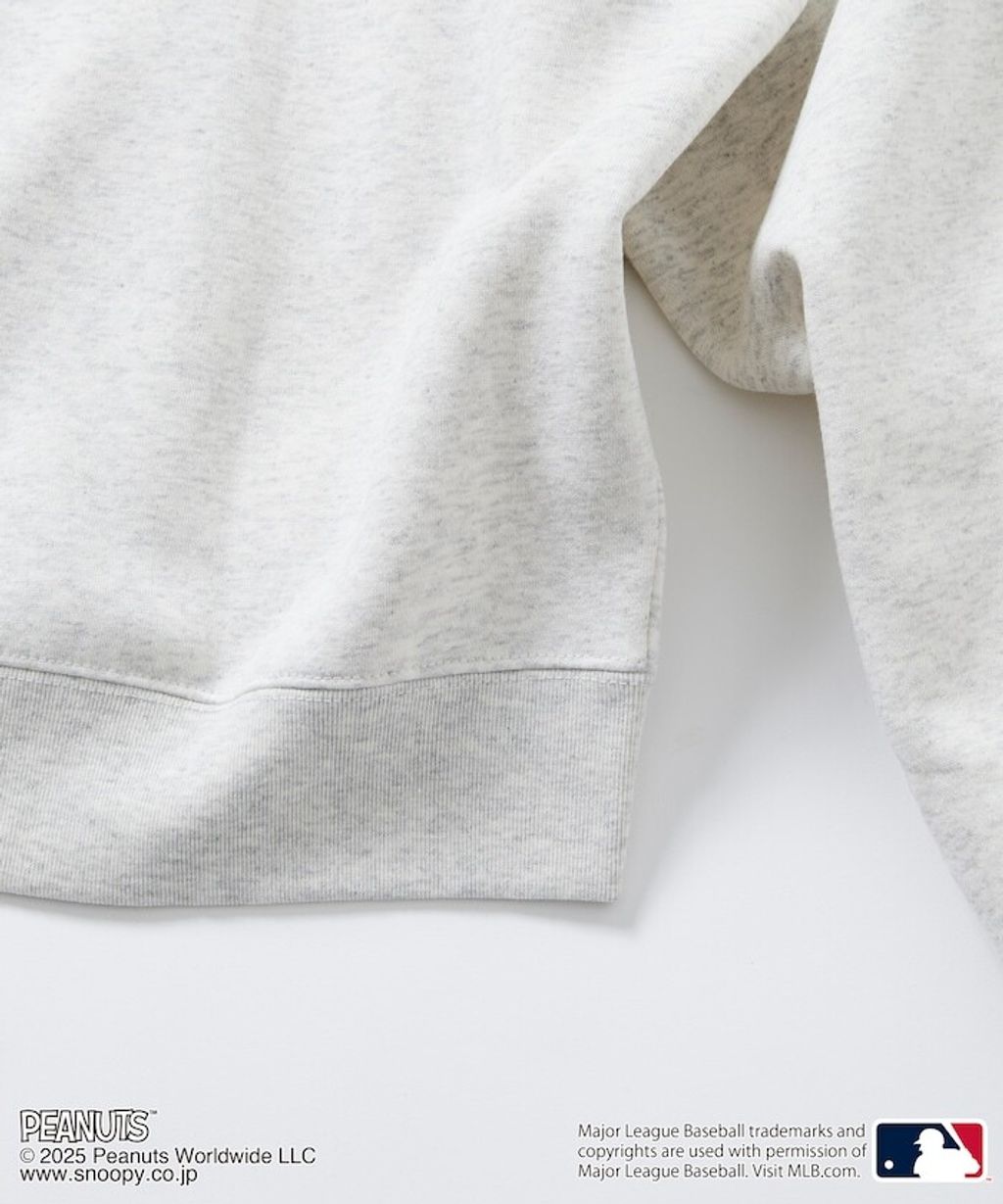 PEANUT × FREAKS STORE x MLB 三方聯名內裡刷毛大學T(道奇隊)_29