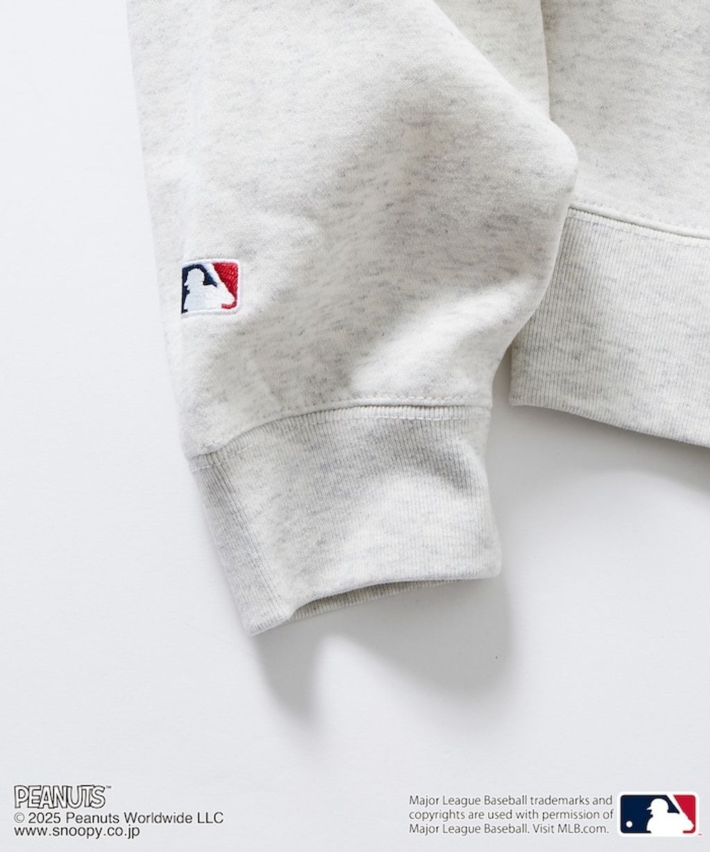 PEANUT × FREAKS STORE x MLB 三方聯名內裡刷毛大學T(教士隊)_26
