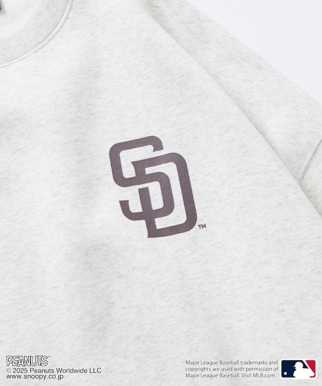 PEANUT × FREAKS STORE x MLB 三方聯名內裡刷毛大學T(教士隊)_30