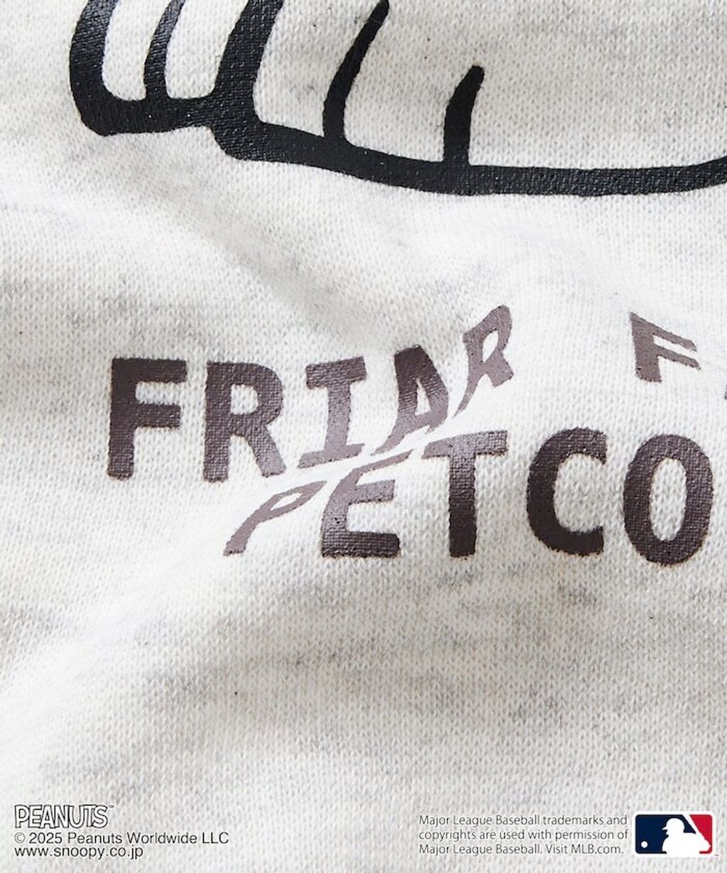 PEANUT × FREAKS STORE x MLB 三方聯名內裡刷毛大學T(教士隊)_25