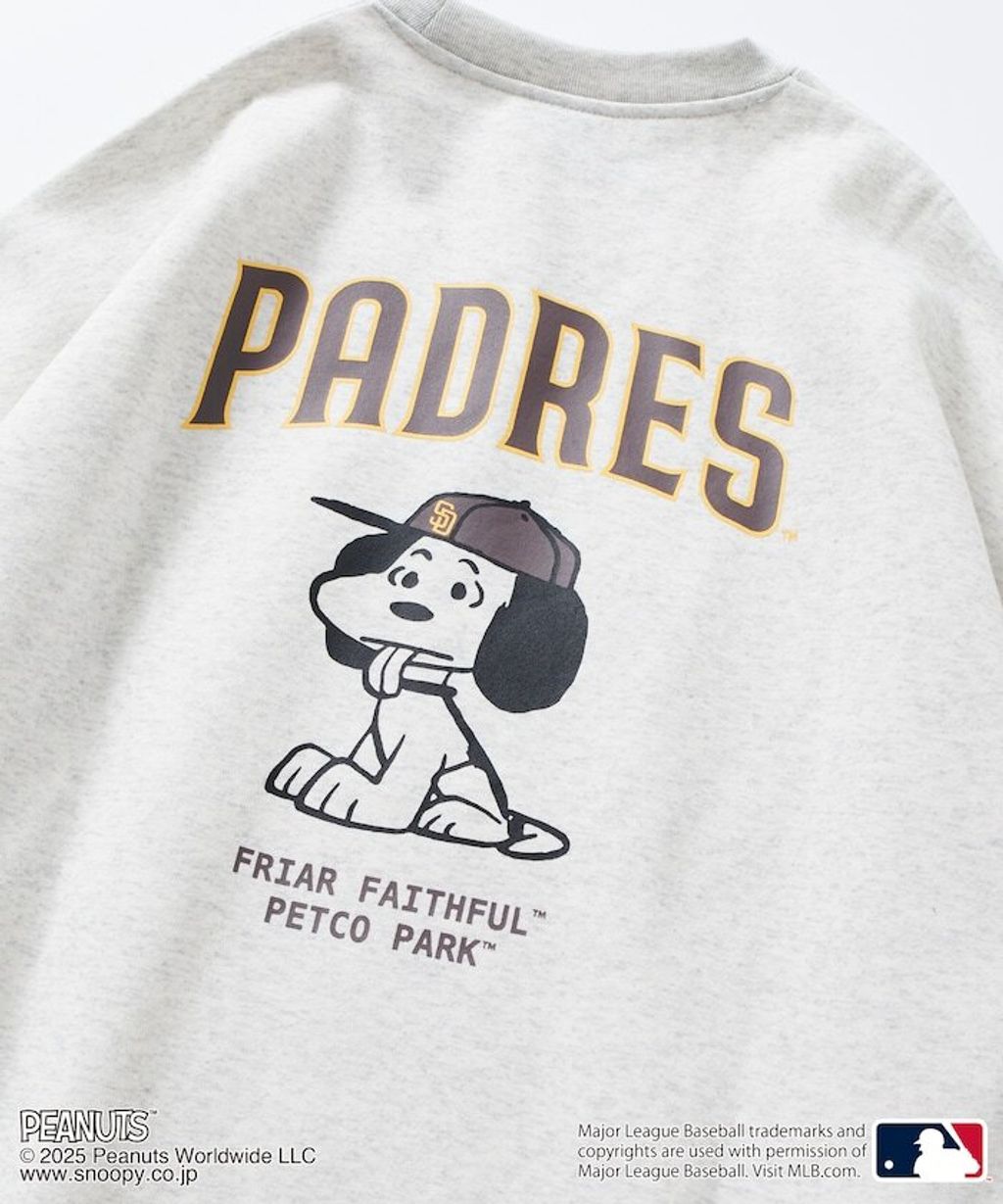 PEANUT × FREAKS STORE x MLB 三方聯名內裡刷毛大學T(教士隊)_24