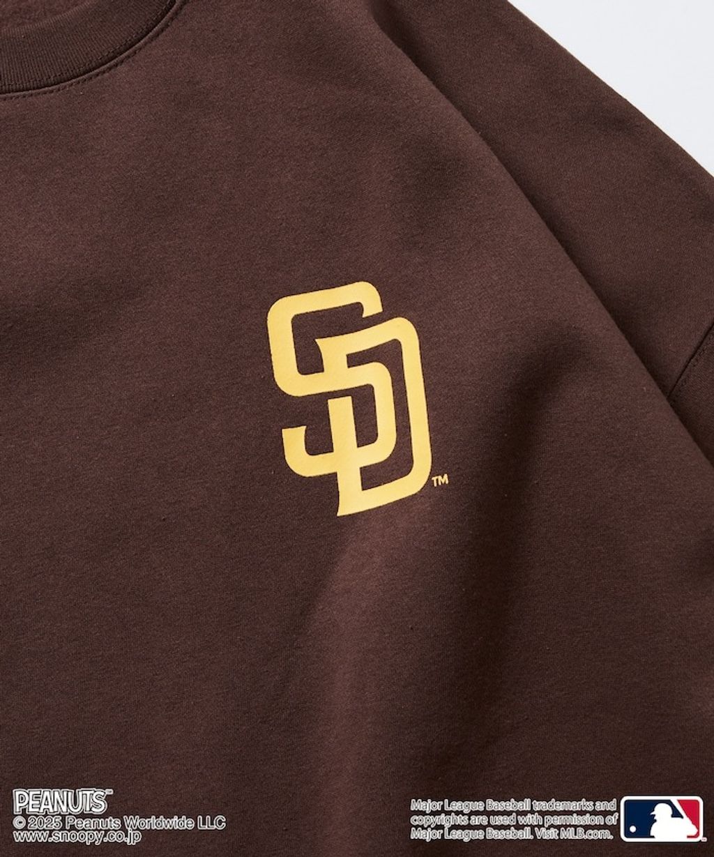 PEANUT × FREAKS STORE x MLB 三方聯名內裡刷毛大學T(教士隊)_22