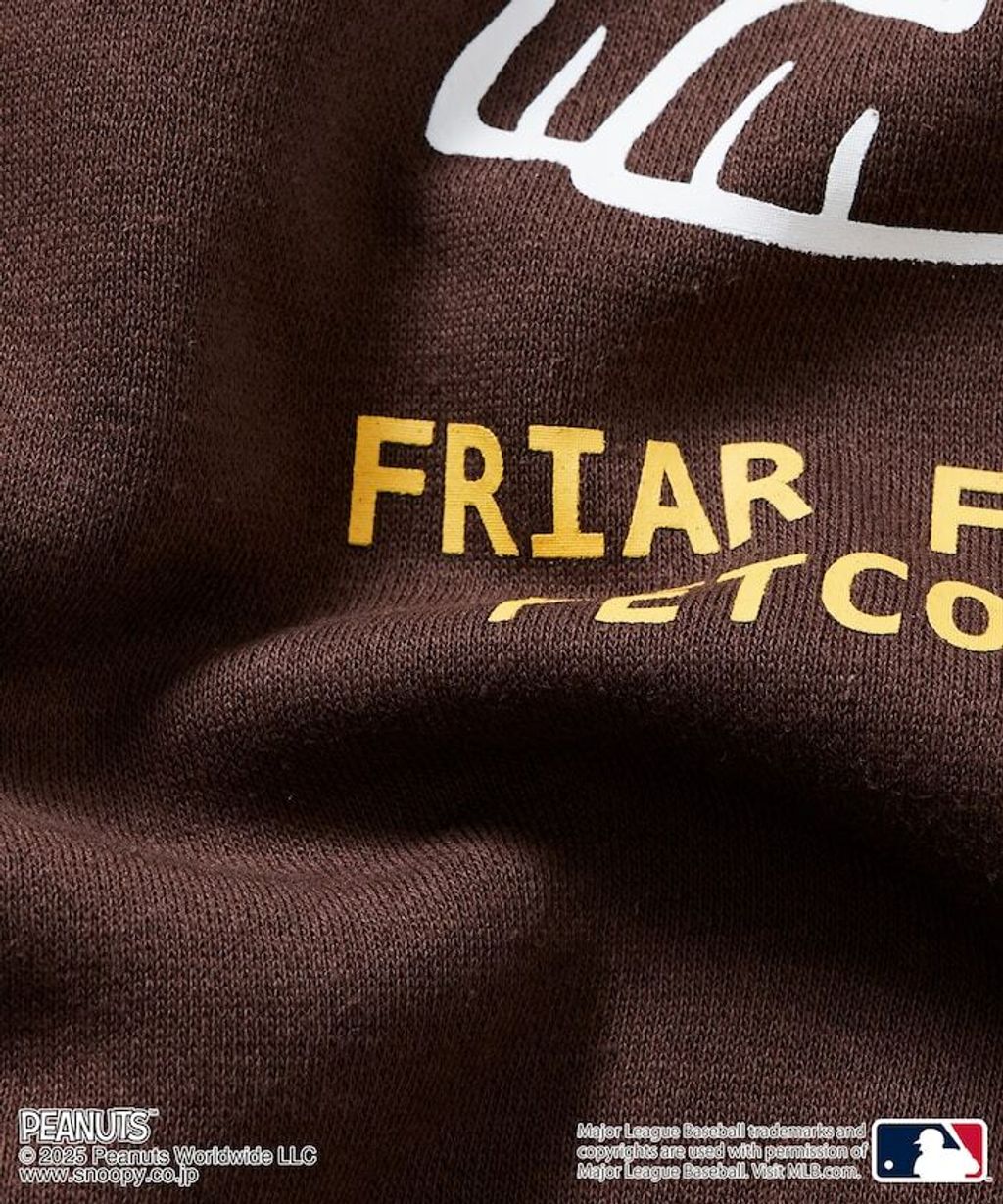 PEANUT × FREAKS STORE x MLB 三方聯名內裡刷毛大學T(教士隊)_20