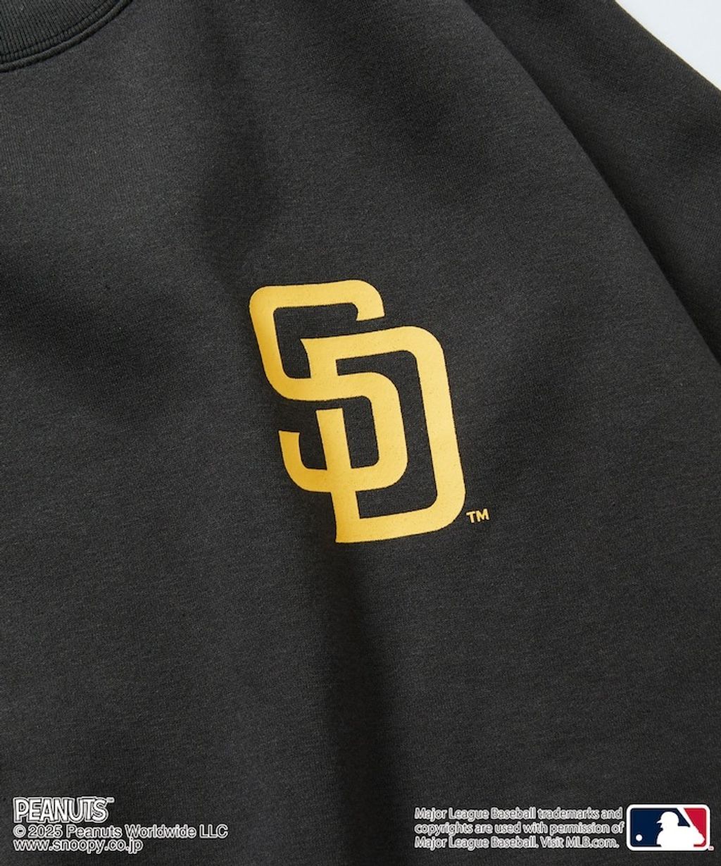 PEANUT × FREAKS STORE x MLB 三方聯名內裡刷毛大學T(教士隊)_16