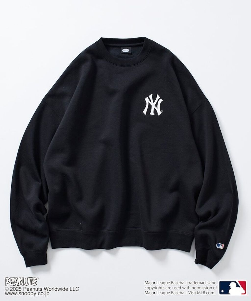 PEANUT × FREAKS STORE x MLB 三方聯名內裡刷毛大學T(洋基隊)_21