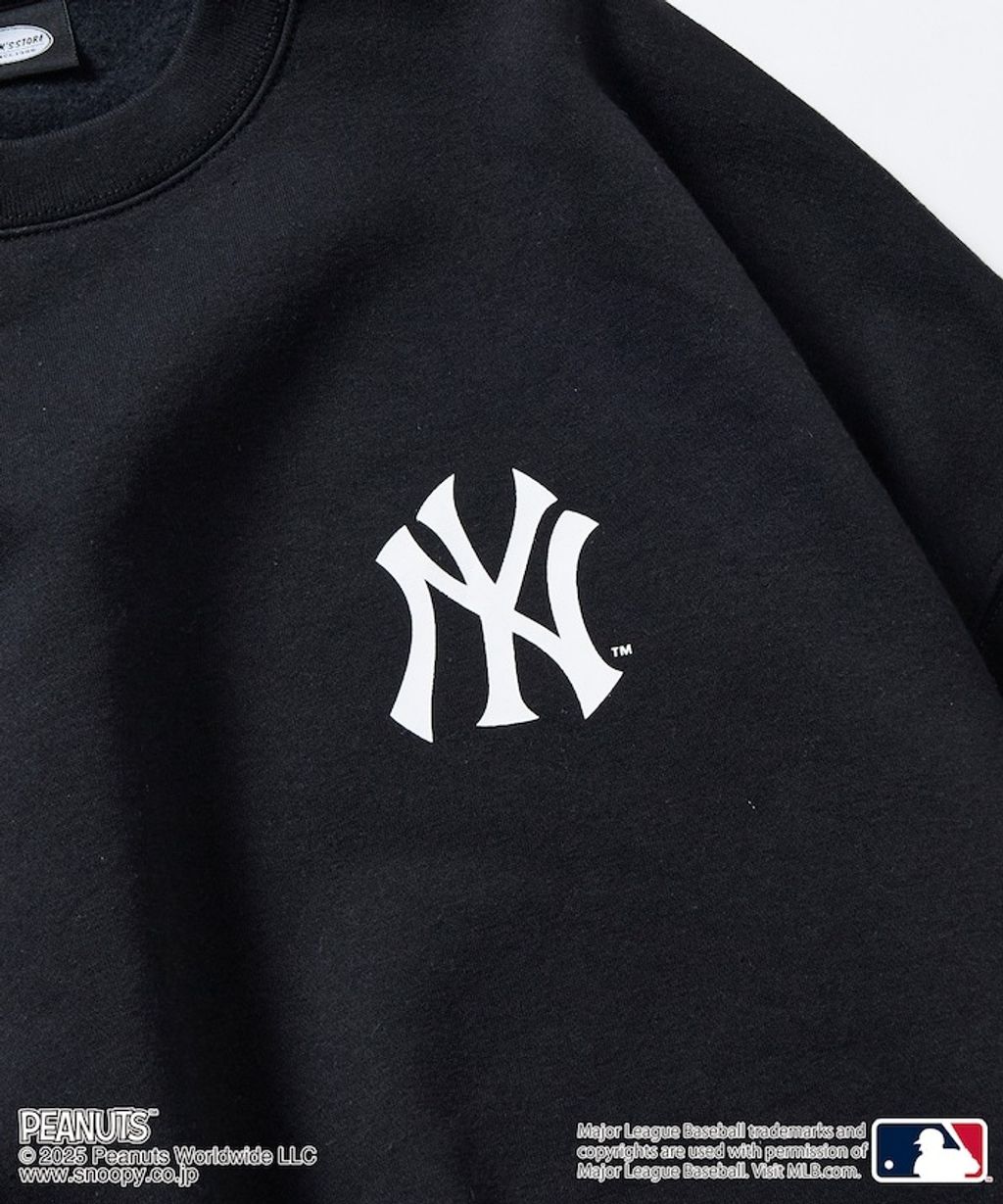 PEANUT × FREAKS STORE x MLB 三方聯名內裡刷毛大學T(洋基隊)_22