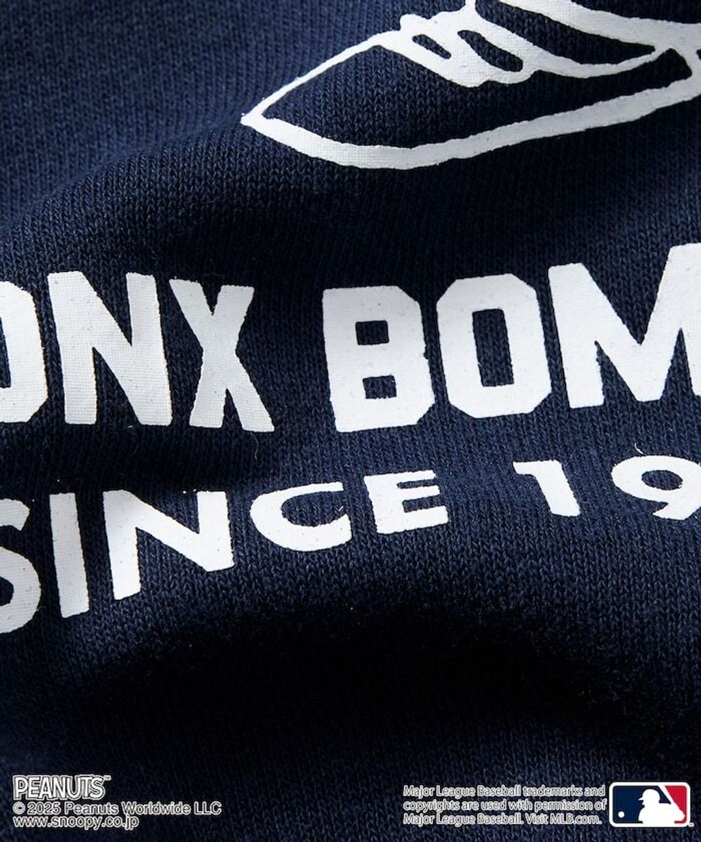 PEANUT × FREAKS STORE x MLB 三方聯名內裡刷毛大學T(洋基隊)_15