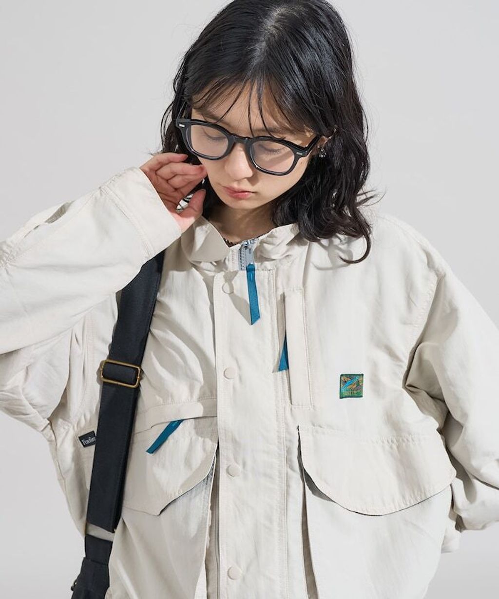 Foxfire × FREAKS STORE 雙拉鍊短版復古風尼龍外套_13